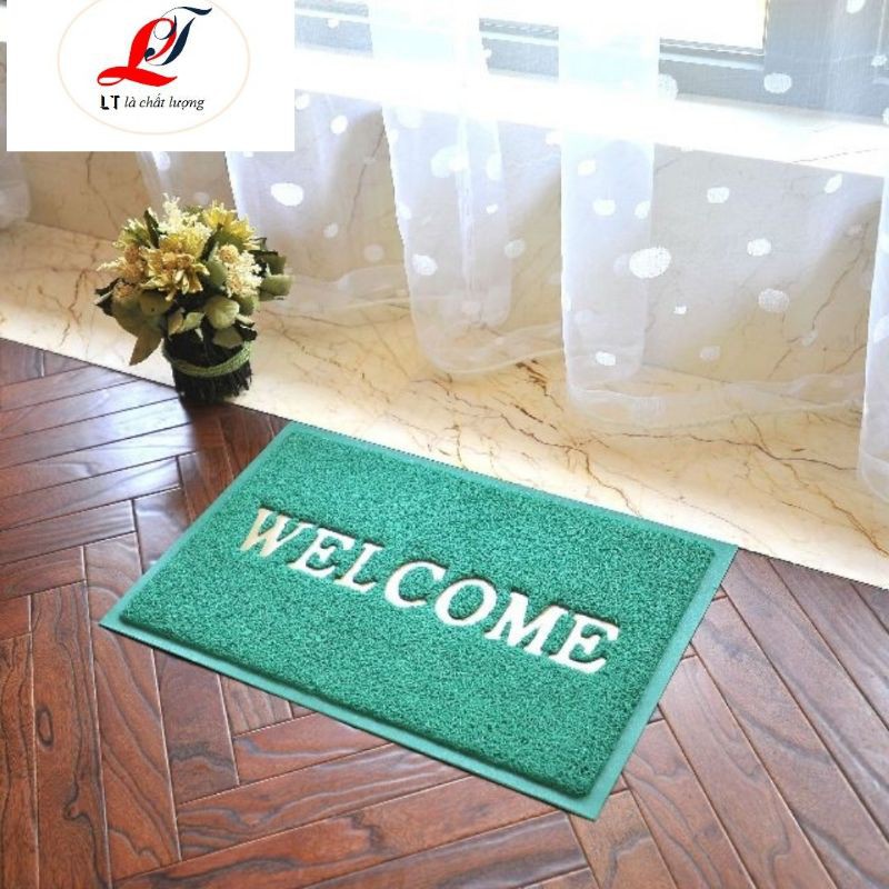 Thảm chùi chân welcome 60x90cm, 80x120cm, thảm để khách sạn sang trọng