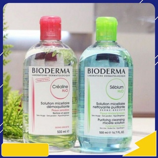 Nước Tẩy Trang Bioderma Pháp H2O 500ml xanh - hồng windy