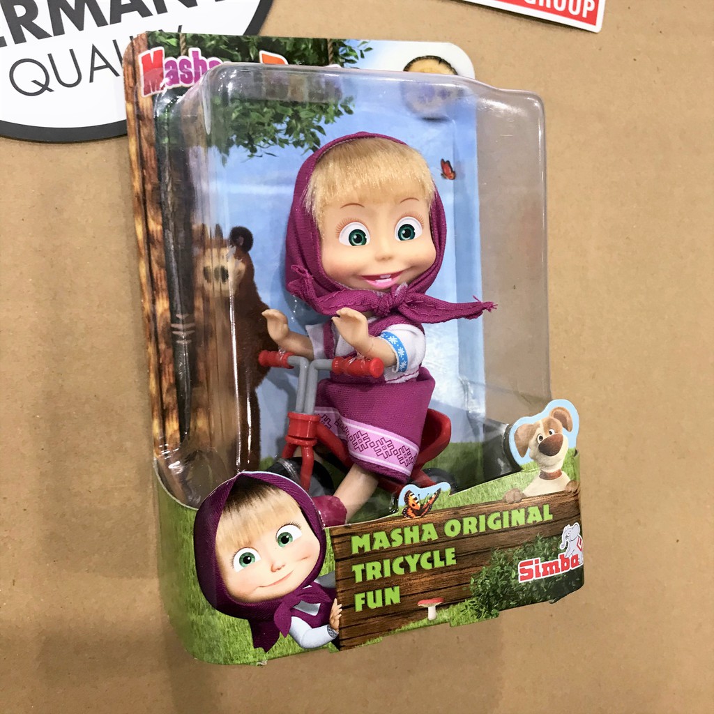 Đồ Chơi Búp Bê MASHA AND THE BEAR Masha Original Tricycle Fun 109302059 - Simba Toys Vietnam