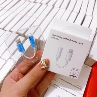 Jack cáp chuyển tai nghe Lightning 5 67 8 x 11 ra chân tròn 3,5mm kết nối không dây bloetooth DATA shop