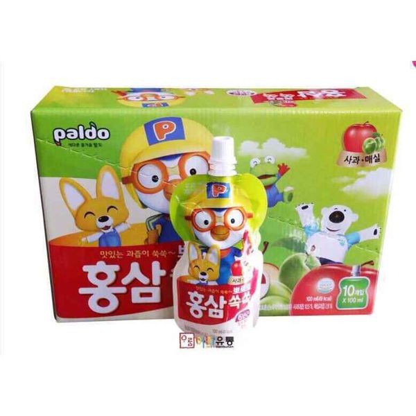 Nước hồng sâm Paldo Pororo 100ml