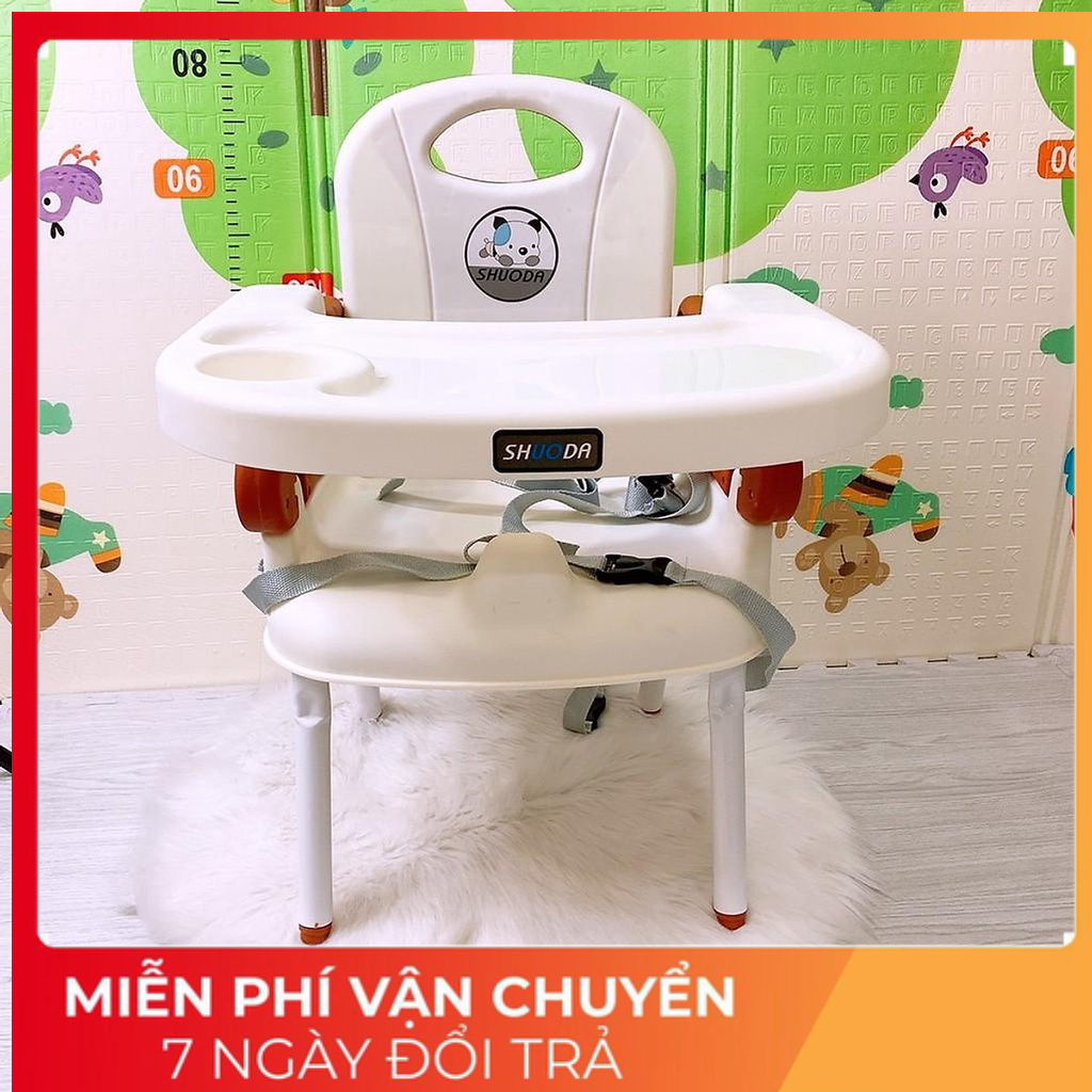 Ghế Ăn Dặm Đa Năng Hanbei Chính Hãng Đầy Đủ Phụ Kiện Gấp Gọn