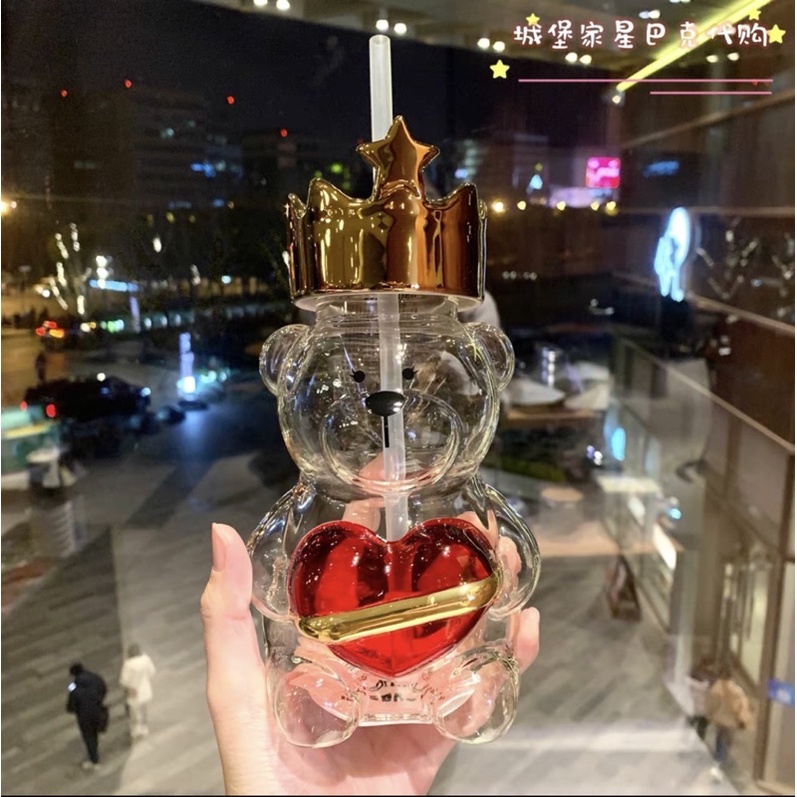 STARBUCKS BỘ SƯU TẬP BÌNH GẤU ĐÁNG YÊU chính hãng