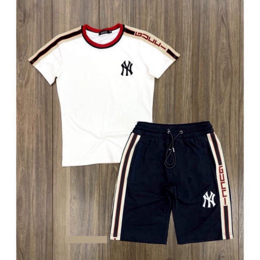 [ẢNH THẬT] Bộ Đồ Nam, Bộ Hè Nam Ny Cổ Đỏ Chạy Dây Phối GC BB14 | BigBuy360 - bigbuy360.vn