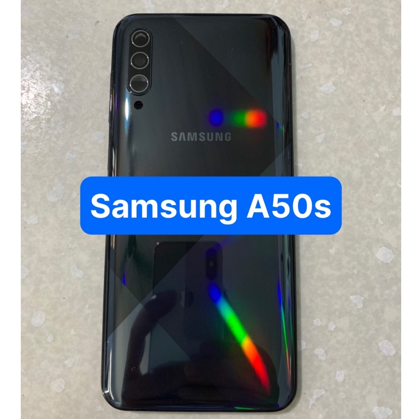 bộ vỏ samsung A50s - gồm lưng,xương,sườn,phím,kính camera