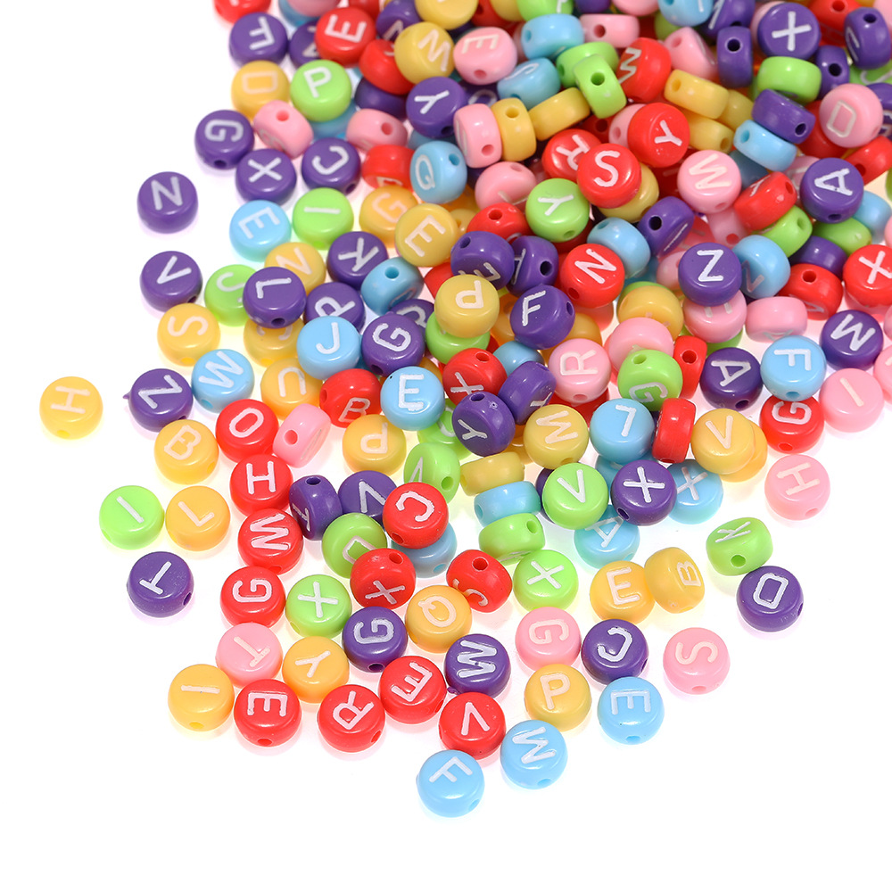 Set 100 Hạt Chữ Cái Làm Trang Sức
