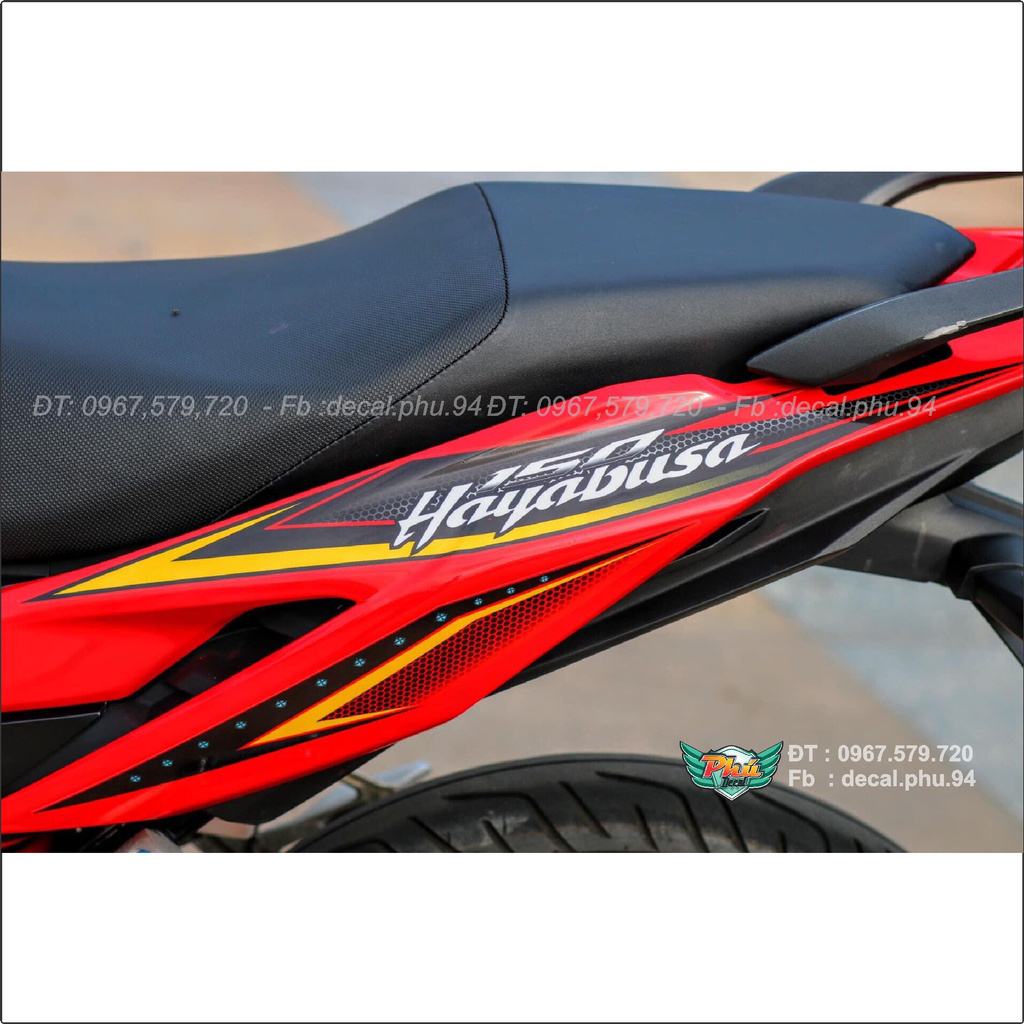 Tem Rời Winner X đỏ đen hayabusa 1 (J)