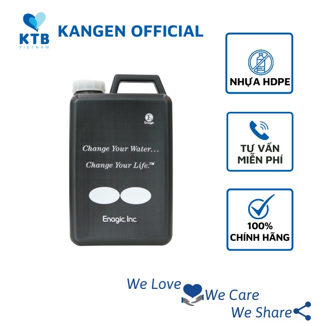 Bình Enagic tím 2L chống tia UV - KANGEN KTB VN