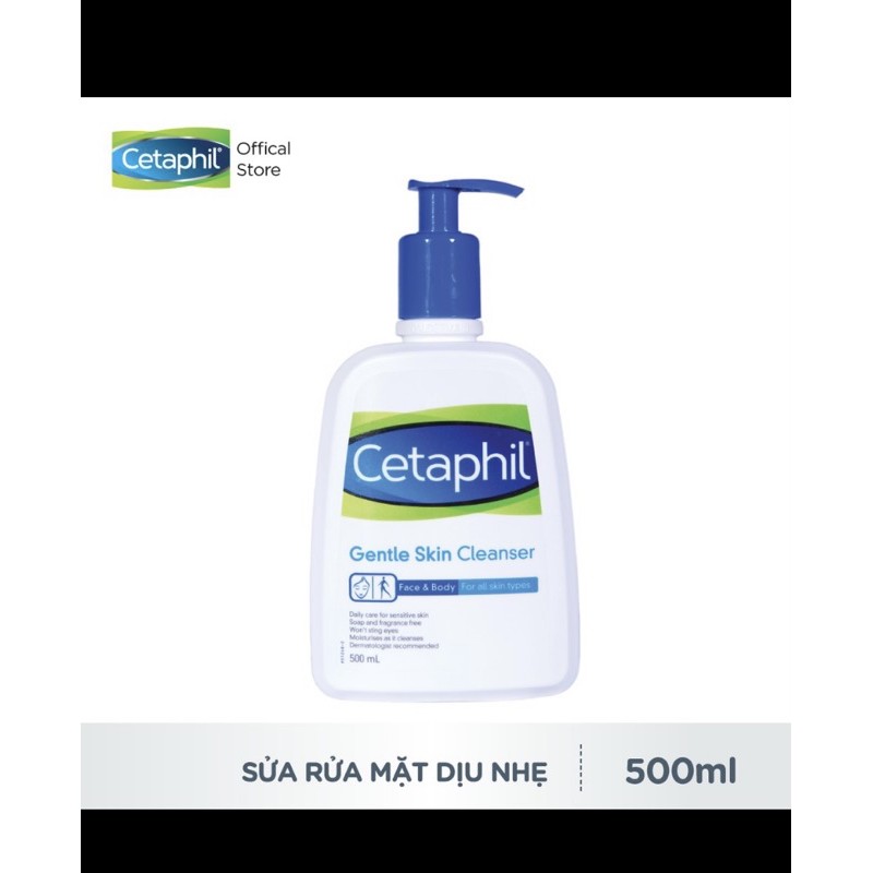 Sữa rửa mặ centaphil 500ml - hàng chính hãng