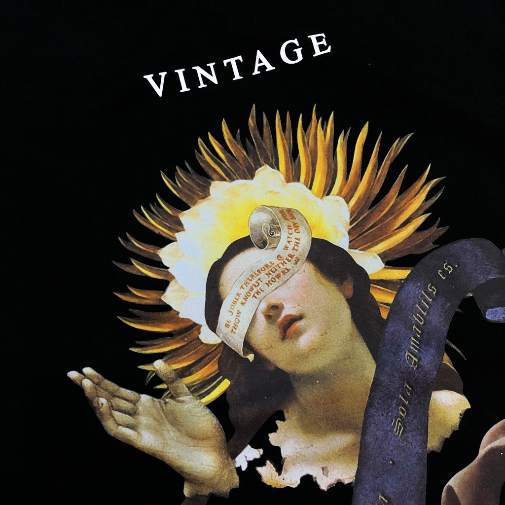 Áo thun hình VINTAGE, áo phông tay lỡ nam nữ unisex, ZOEclothing