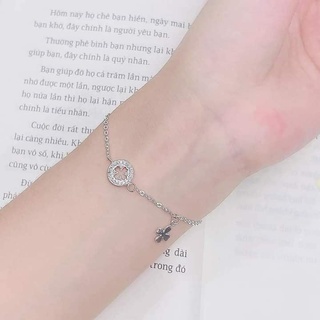 Lắc tay bạc ta cỏ 4 lá
