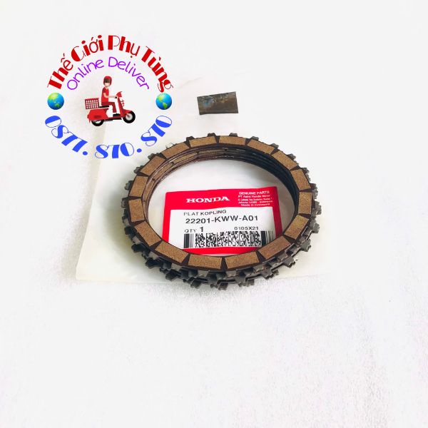 Bộ lá bố  - Lá sắt nồi Sonic 150 - Winner Zin Honda Indo - 22201-KWW-A01/ 22321-KWW-742