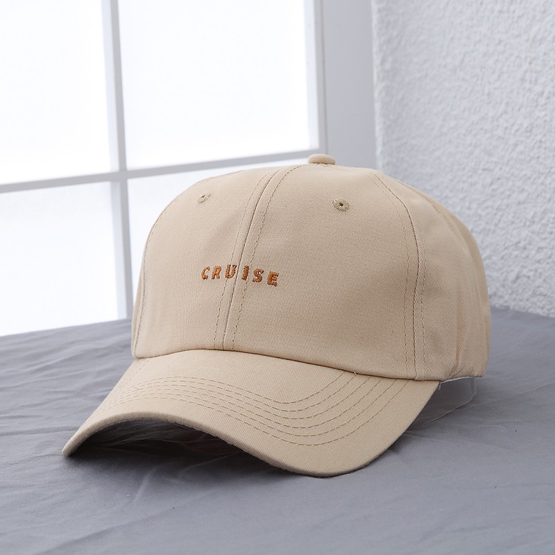 Mũ lưỡi trai cao cấp, nón kết thêu chữ cruise chất kaki form unisex nam nữ - LT03