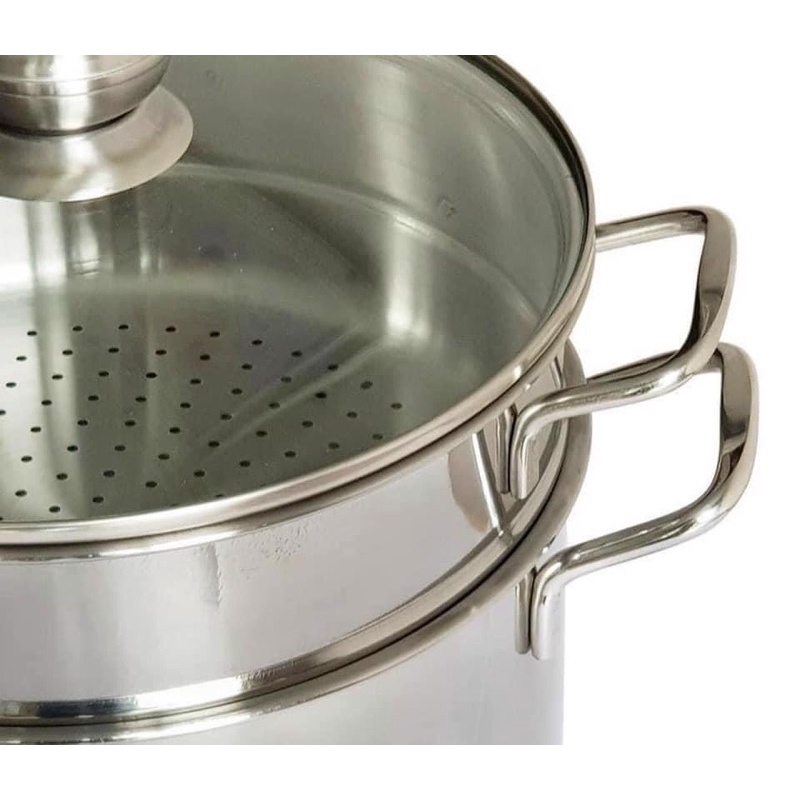 Nồi hấp inox đa năng 3 tầng cao cấp