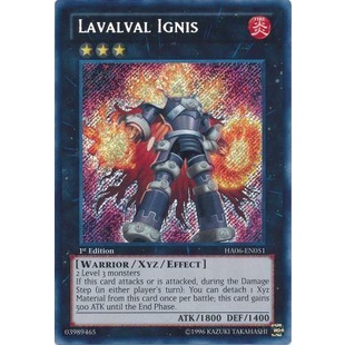 Thẻ bài Yugioh - TCG - Lavalval Ignis / HA06-EN051'