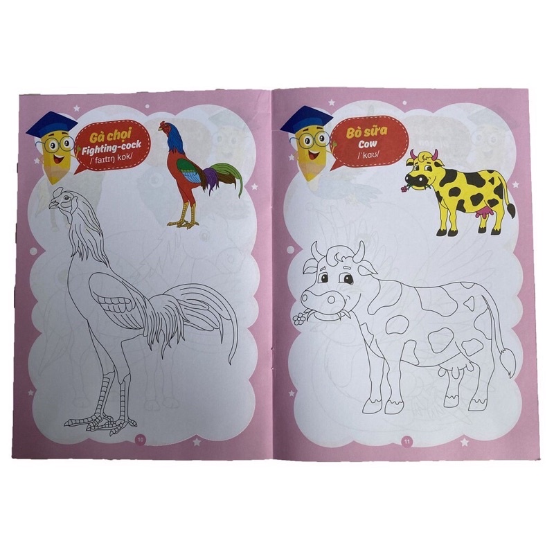 Sách Bộ Sách Tô Màu Dành cho trẻ từ 3 4 tuổi