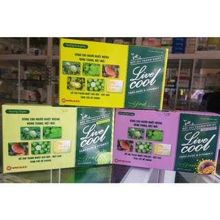 Bột sủi thanh nhiệt Livecool - Thanh nhiệt, mát gan, giải độc hộp 10 gói