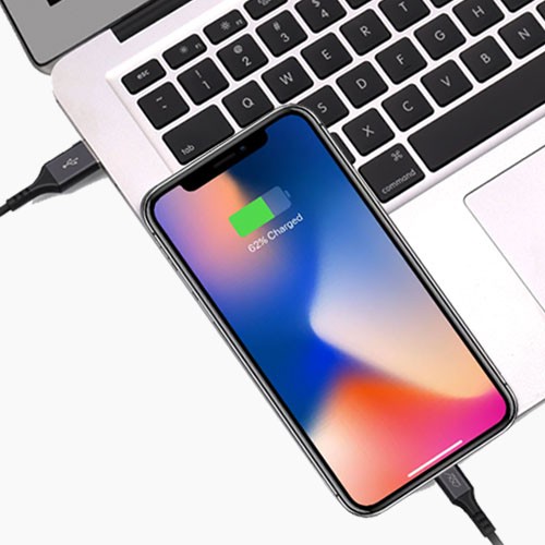 Cáp INNOSTYLE DURAFLEX 1.5M USBA to Lightning MFI