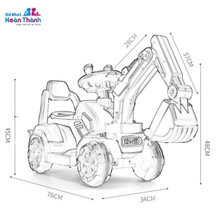 Mã lifem1 giảm 12% tối đa 50k đơn 99k đồ chơi máy xúc cho bé cỡ lớn hoàn - ảnh sản phẩm 4