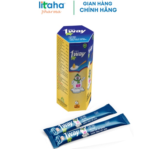 Bổ phế 1Way - Giảm ho, rát họng - Hàng chính hãng BIMIPharma 20 gói/ Hộp 300g dạng Thạch.