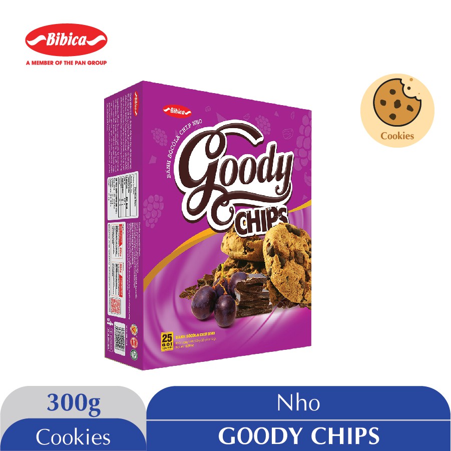 Bánh Goody Chip Dừa Bibica 300g