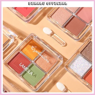 Phấn mắt 4 ô Lameila chính hãng nội địa trung Eye Shadow nhũ lấp lánh LPM2