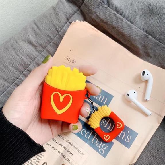 ☘️Tặng kèm móc treo☘️Case Airpod 1 2- Vỏ bao bọc Khoai tây Cover đựng tai nghe không dây Airpods Potato