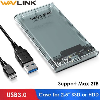 Box ổ cứng SSD, HDD 2.5 inch chính hãng WAVLINK hỗ trợ USB 3.0