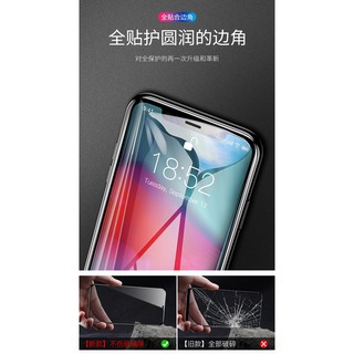 Kính cường lực 3D 0.3 mm tràn full viền đen Baseus cho Iphone XR & Xs Max