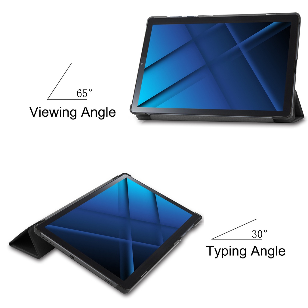 Bao Da Cover Cho Máy Tính Bảng Lenovo Tab 6 10.3 Inch 2021 Hỗ Trợ Smart Cover