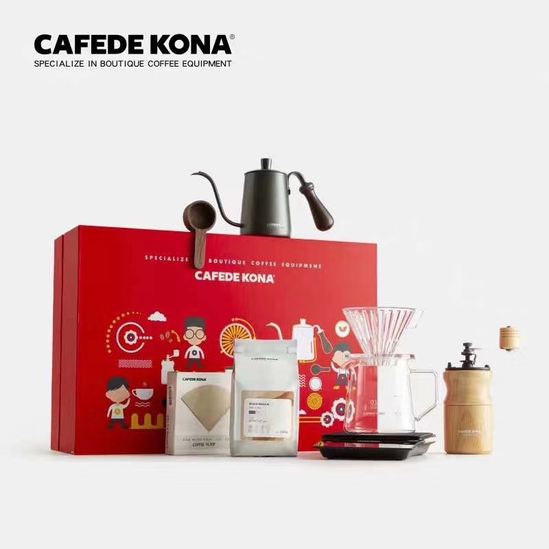 Combo bộ sản phẩm pha cà phê V60 Cafede Kona