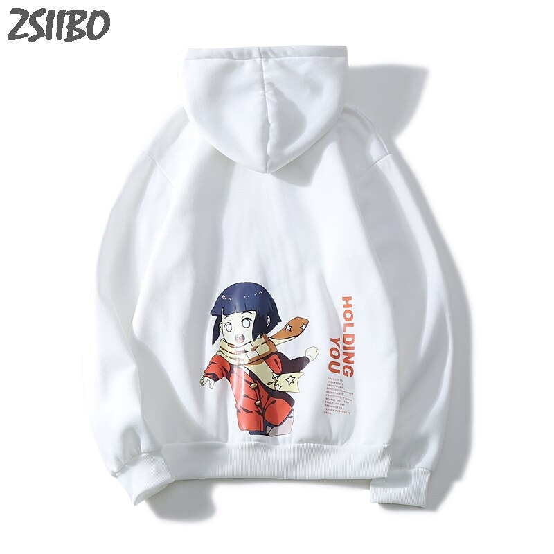 Áo Hoodie In Họa Tiết Anime Naruto Hinata Phong Cách Đường Phố Thời Trang Cho Nam