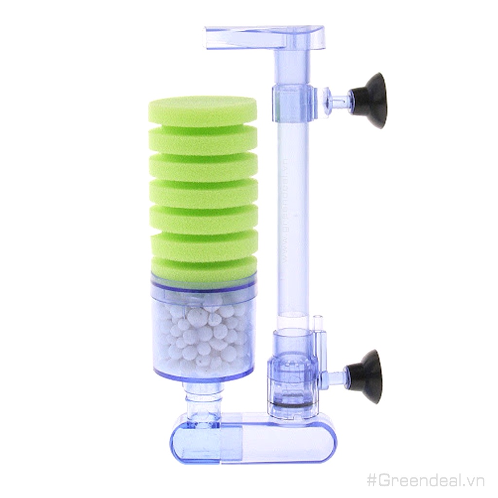 Lọc BIO mini, lọc vi sinh XY-2880 XY-2881 cho bể cá, hồ thủy sinh kèm vật liệu lọc