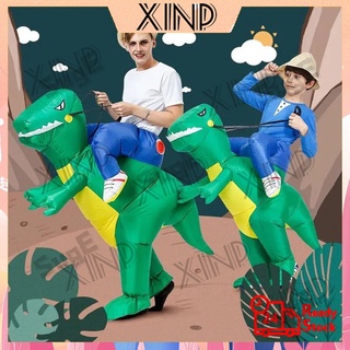 Bộ đồ hóa trang khủng long t-rex bơm hơi độc đáo vui nhộn cho bé