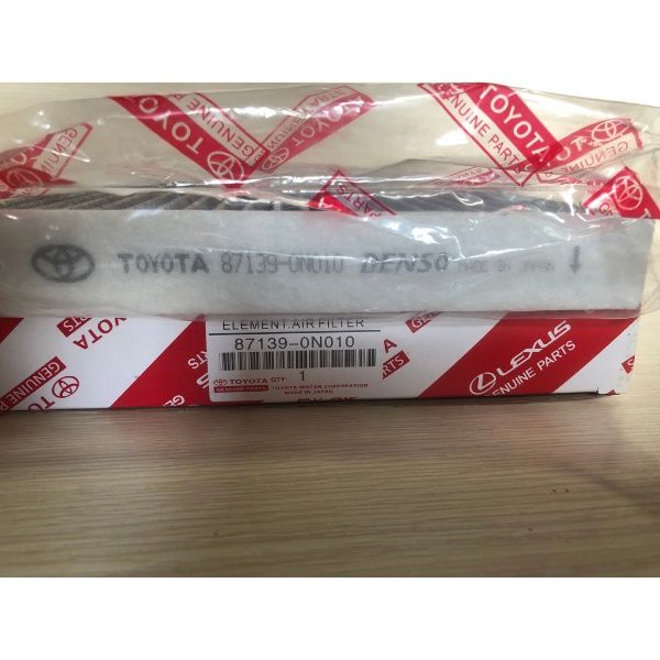 HÀNG CHÍNH HÃNG - Lọc gió điều hòa than hoạt tính Toyota Corolla, Altis, Vios, Innova, Fortuner, Veloz