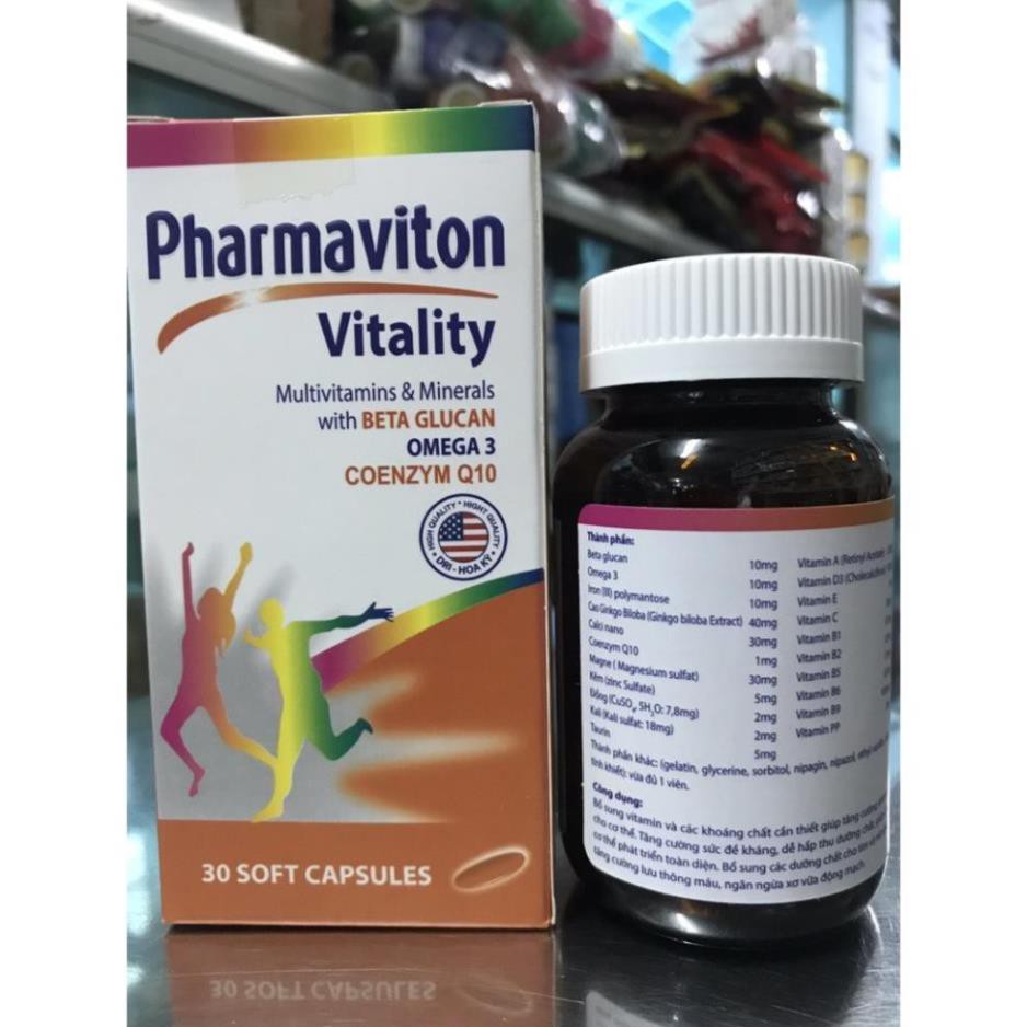 BỒI BỒ CƠ THỂ PHARVITA PLUS 30 vien