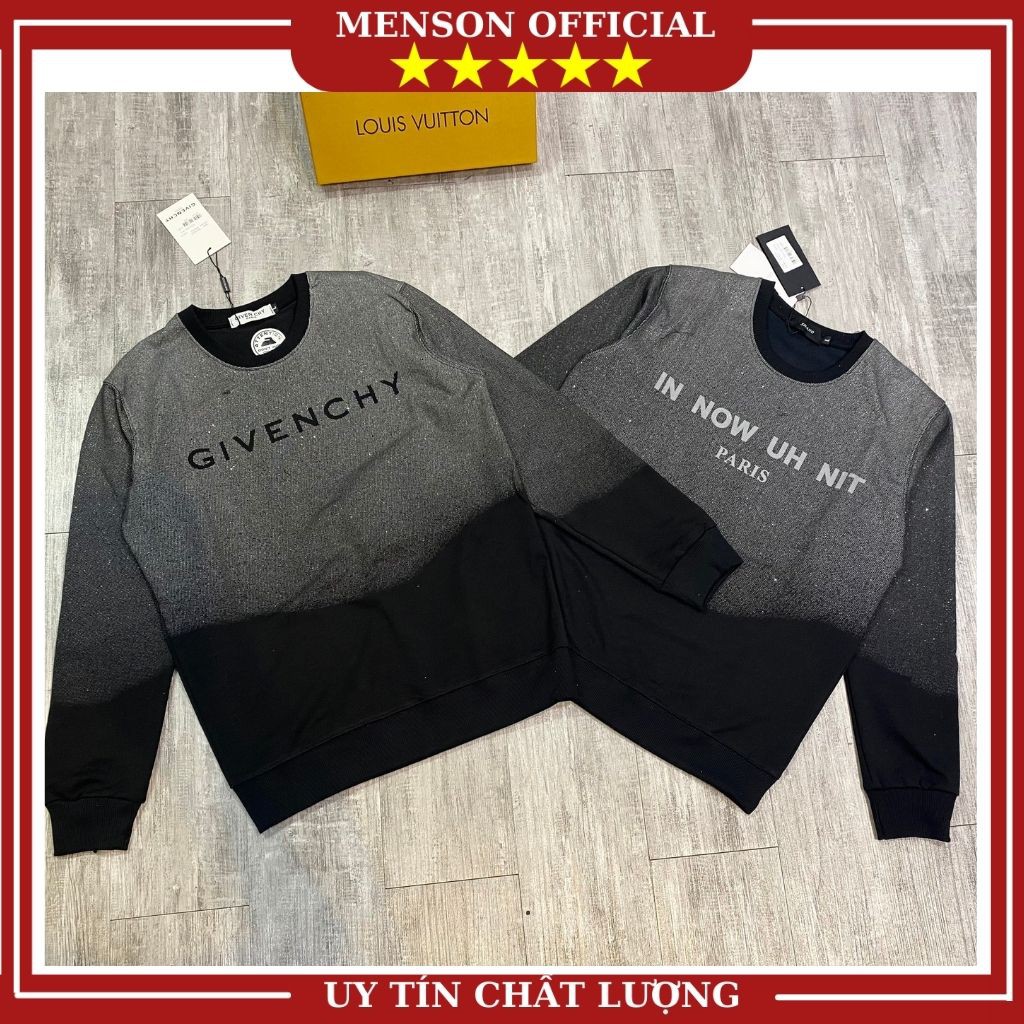 Áo nỉ nam nữ sweater cao cấp hàng hiệu áo nỉ đôi nam nữ chất mềm mịn dài tay mùa đông Mensons AN08