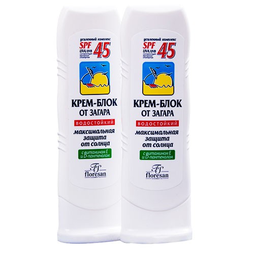 KEM CHỐNG NẮNG VẬT LÝ FLORESAN NGA 45 SPF - 125ML