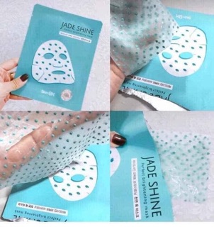 [bán lẻ] Mặt nạ lụa Skin BK Jade Shine 1 mask