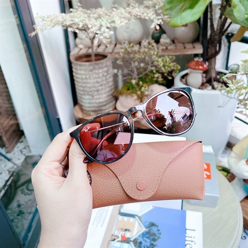 Kính Mát Rayban Erika RB4171 639175 viền havana Dark Violet (54-18-145)