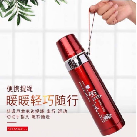 Bình Giữ Nhiệt Lõi Inox 304 có Ly Đựng Nước - 800ML