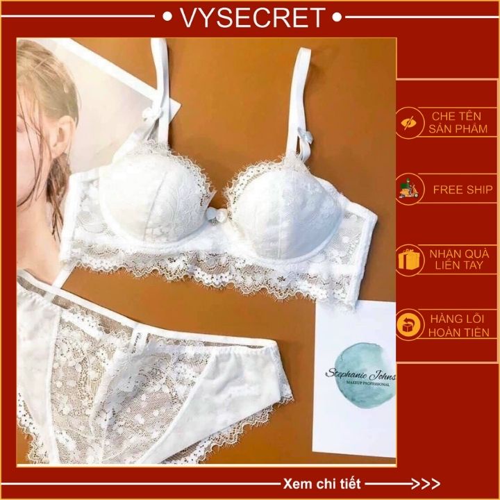 BỘ ĐỒ LÓT REN,SÉT NỘI Y  CAO CẤP MÚT MỎNG CÓ GỌNG SEXY ÔM NGỰC C1245 | WebRaoVat - webraovat.net.vn