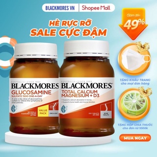 Combo hỗ trợ xương khớp Glucosamine 1500mg Blackmores 150 viên+ Total Calcium & Magnesium D3 200 Viên