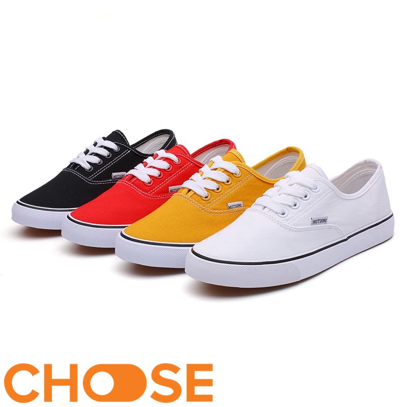 Giày Vải Nữ Choose Mẫu Trơn Mới Năm 2022 Nhiều Màu GK2K4