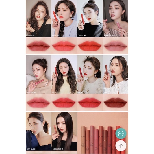 [100% AUTH] Son Kem Lì 3CE Velvet Lip Tint 4g