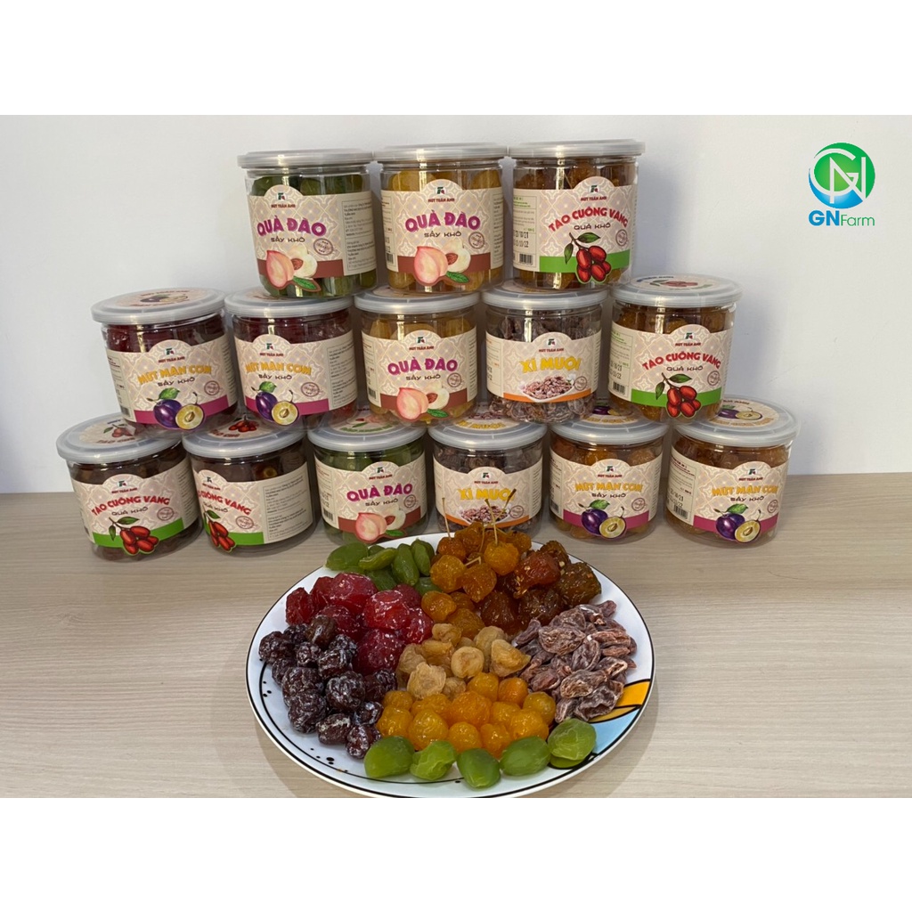 Mứt Táo Loại Ngon Mứt Cherry Táo Cuống Vàng Thơm Ngon