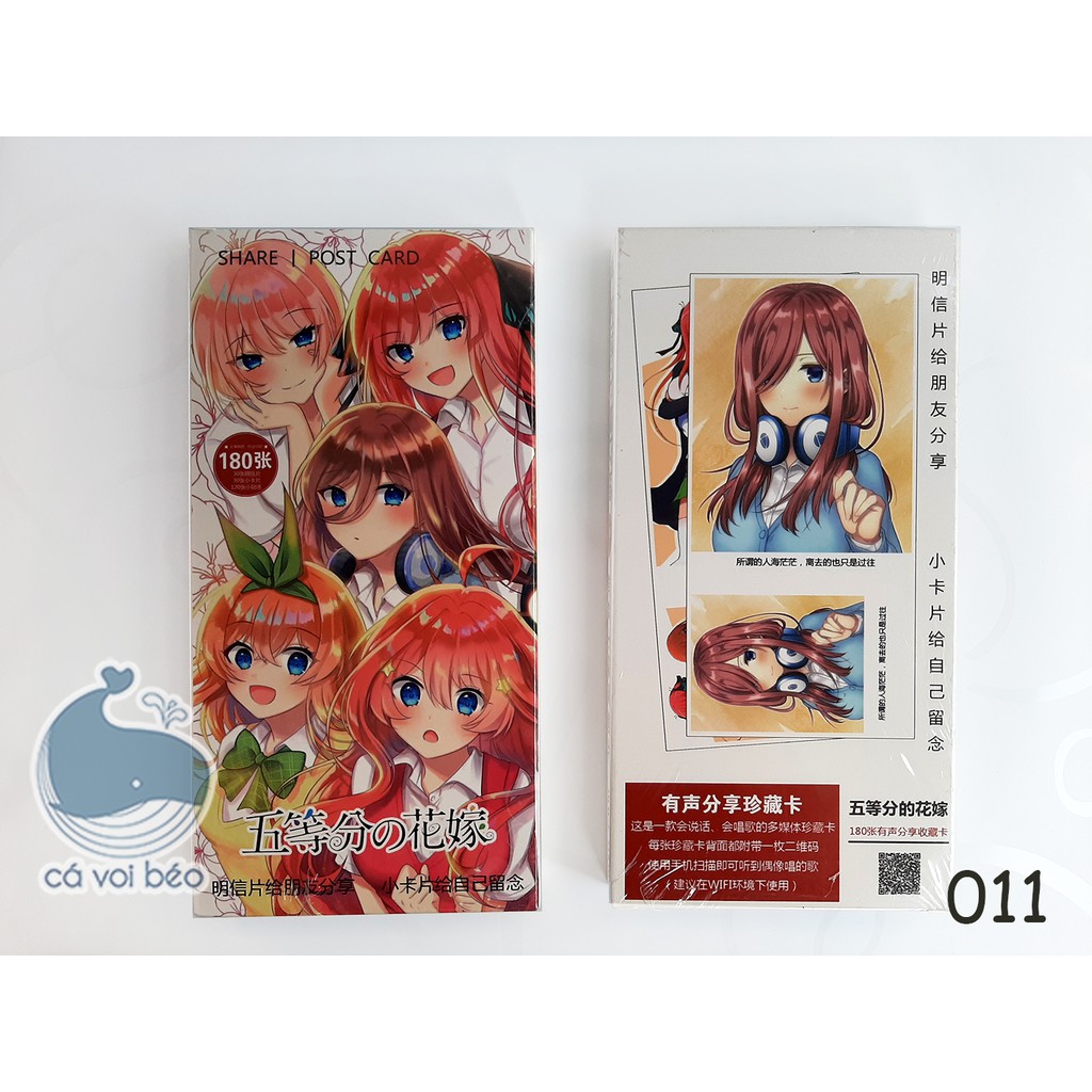 [Hộp 30-180 tấm] Postcard Bưu thiếp Date a live Cuộc hẹn sống còn bưu thiếp postcard manga anime