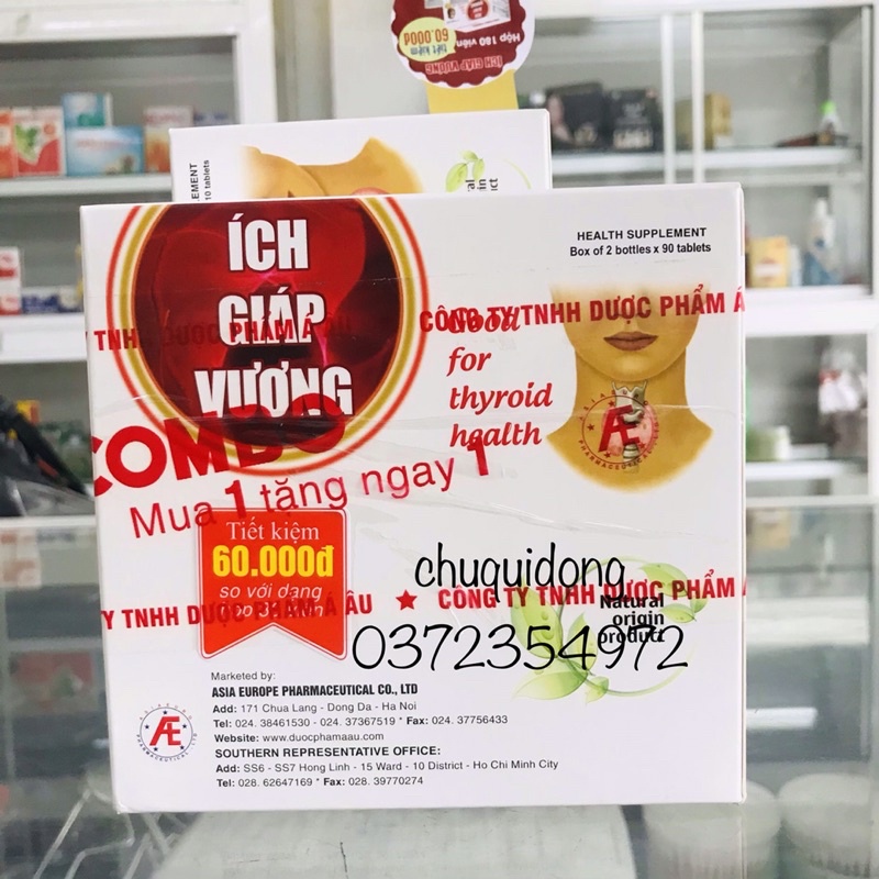 ÍCH GIÁP VƯƠNG hỗ trợ tuyến giáp