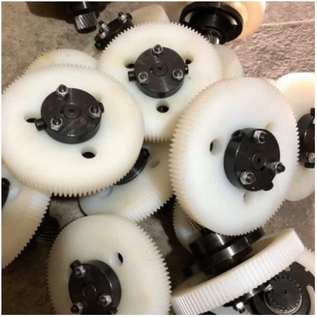 Hộp số Bánh Răng nhựa hộp số Pulley tỷ lệ 1-5 trục răng 1.25M . cố ngắn - cổ dài - thẳng - chéo được dùng cho máy CNC