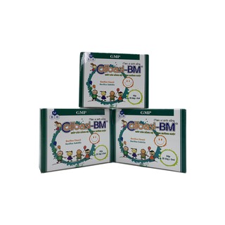 Combo Men vi sinh sống giải quyết triệt để táo bón, tiêu chảy, biếng ăn Colibasi-BM 5ml x 20 lọ x 3 hộp